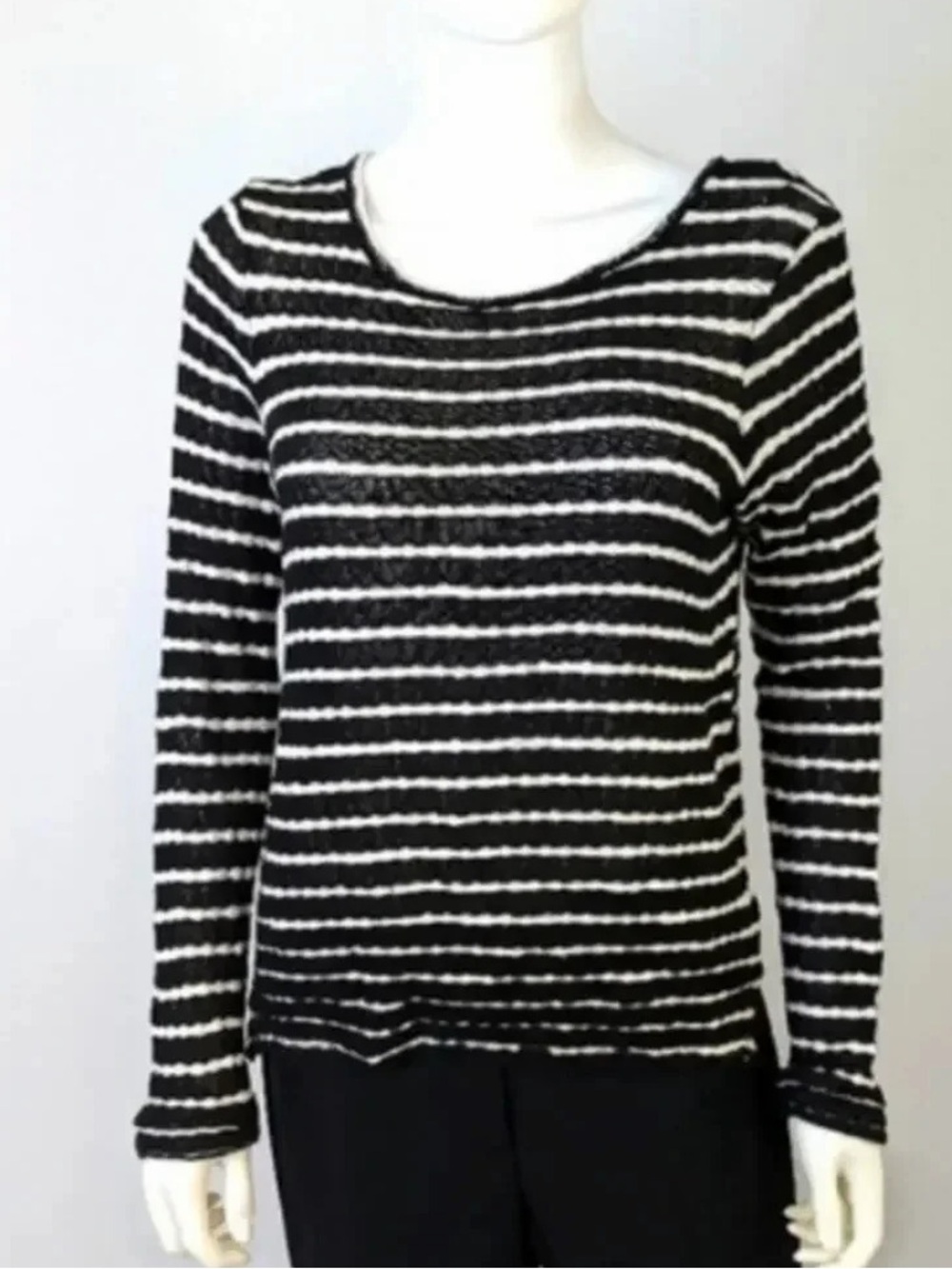 Whetherly Striped Knit Sweater